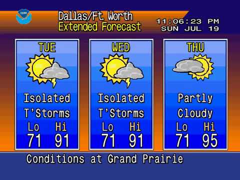 [ARCHIVE] UTF1127'S "WeatherStar 4000 Emulator   Grand Prairie, TX 11 04 PM"