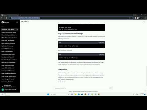 Docker Pip Install Remove Cache