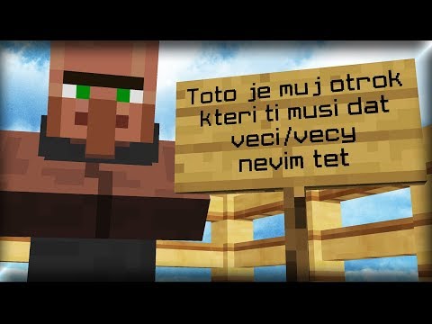 Jožík nám vytvoril Ďalšiu mapu kde týra villagerov!!! - 15+ Najhoršia fanúšikovská mapa na svete!