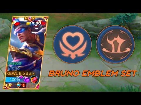 Bruno New emblem Tank setup against Clint  - Mobile Legends Bang Bang
