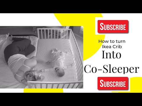 YouTube video about: How to fill gap between crib and bed?