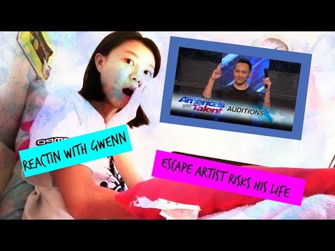 Reacting to Escape Artist Risks His Life During AGT Audition