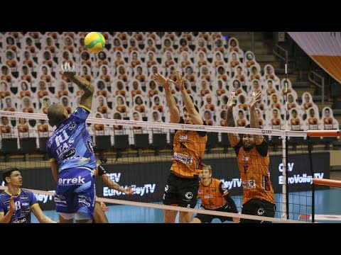 Highlights di Berlin Recycling Volleys-Trentino Itas 1-3 (Andata dei quarti  CEV Champions League)