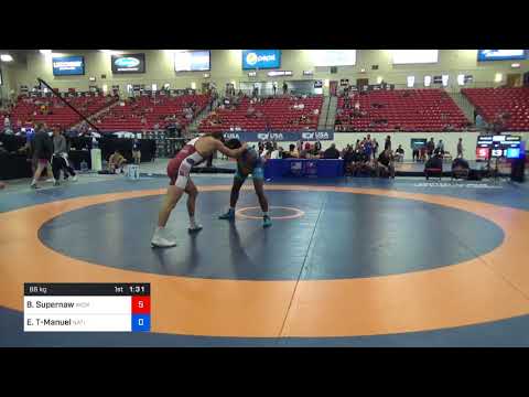 2018 Marine Corps US Open/Senior Men's Freestyle 86 Con 8 #1 - Brandon Supernaw (WCWC) Vs. Elton T
