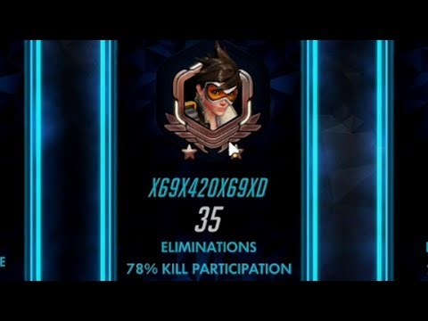Overwatch - Dafran Tracer Insane Carry 78% Kill Participation