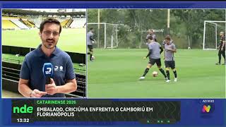 Criciúma vive bom momento e encara o Camboriú fora de casa