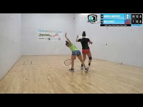 2021 TeamRoot SuperMax Slam - 32s - Martinez vs Scott