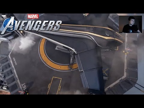 Avengers PS4 Playthrough Pt 9 (The Dropship)