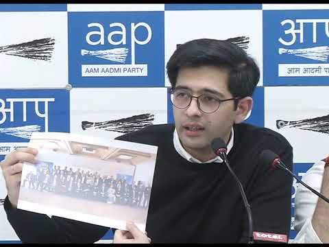 RS Member Sanjay Singh along with Aap leader briefs on Rs 11,000 Crore Scam of Modi Govt