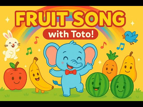 Toto’s Fruit Song | Hindi Rhymes for Kids | Learn Fruits with Fun | TotoTalesWorld
