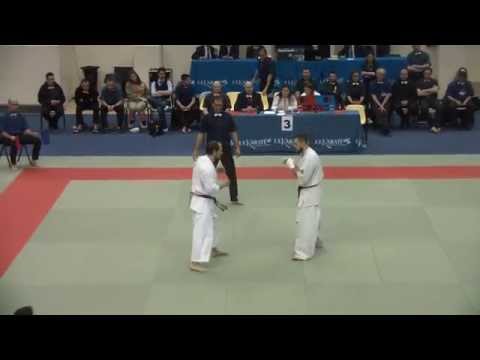 noname Vs Julien Grenouillet 2ème tour -80kgs Coupe de France 2015 Kyokushinkai