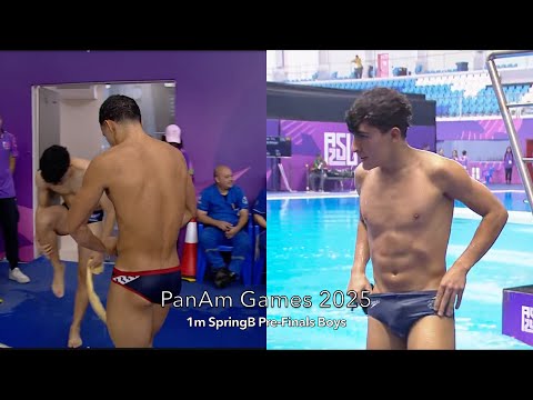 1m Springboard Diving | BOYS Junior Pre-Finals | Pan American Games 2025 Highlights | English Recast