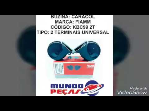 Som da Buzina Tipo Caracol Fiamm Original KBC99-2T