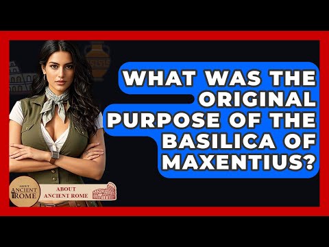 What Was The Original Purpose Of The Basilica Of Maxentius? - All About Rome