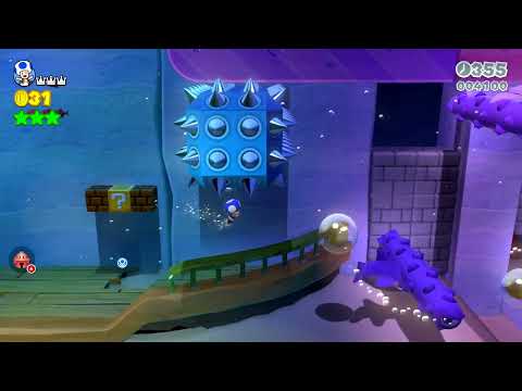 Super Mario 3D World [Switch] 11-7 Itemless Speedrun - Time: 60 (Tied WR)