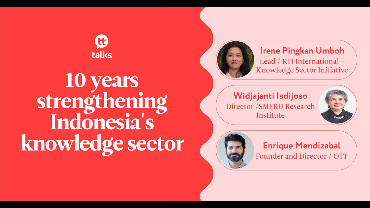 10 years strengthening Indonesia's knowledge sector