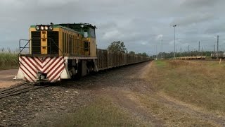 preview picture of video 'Cane trains in Koumala : Australian Railways'