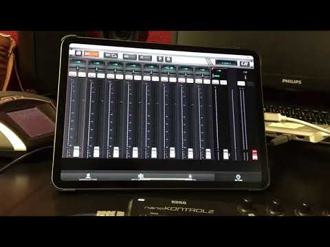Testing Ui Soundcraft MIDI controlled
