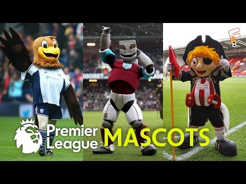 Best Famous England Football Club Mascots ⚽ Premier League Mascots ⚽ Footchampion Video