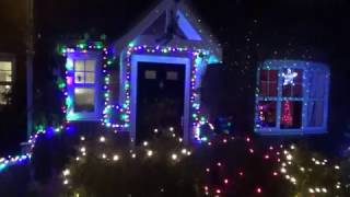 CHRISTMAS  LIGHTS & LASER 2016 STRATFORD ON AVON Music Miracle By Erasure