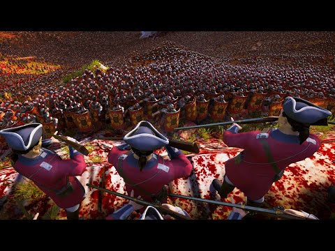 Can 10,000 Red Coats Hold 1 MILLION ROMAN Shield Wall? - Ultimate Epic Battle Simulator 2 UEBS 2