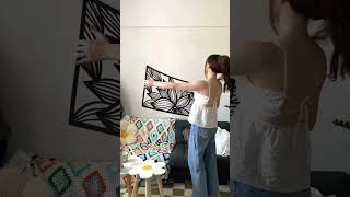 Cut-out Panel on the Wall - Water Lilies