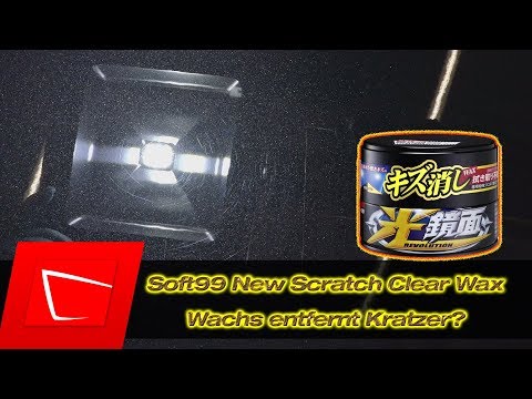 SOFT99 Scratch Clear Wax Mirror Finish Black