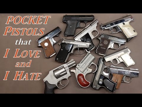 Mouse Gun Roundup - A Pocket Full of Pocket Pistols - I Either Love Them or I Hate Them!