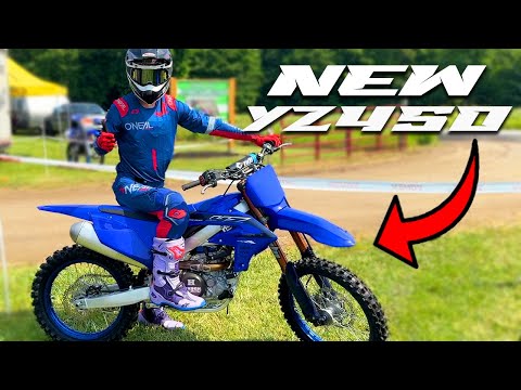 I Bought The NEW 2023 YZ450F!!! FIRST RIDE