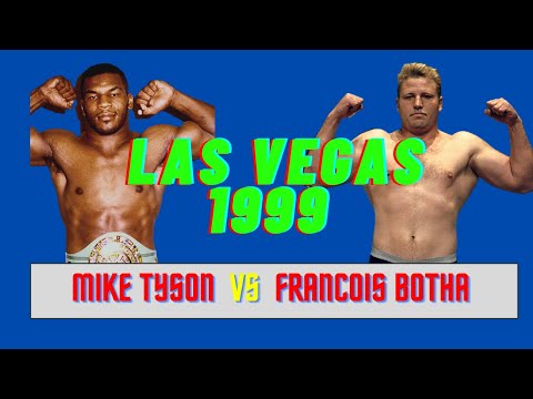 The COMEBACK of the Legend! Mike Tyson vs. Francois Botha 1999. Heavyweight, full fight HD video.