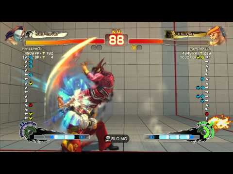 brokkenG (Claw) vs ramunekka (Adon) - SSF4 Arcade Edition Xbox Live Ranked Match