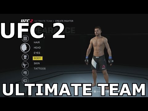 UFC 2 Ultimate Team - Character Creation, Attributes, Perks, Packs!