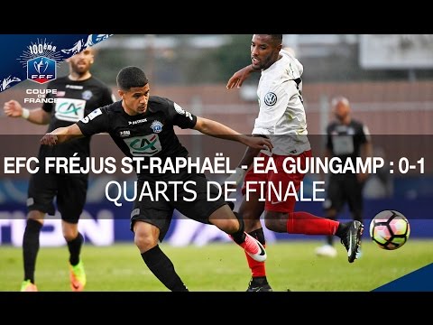 Coupe de France, quarts de finale : EFC Fréjus-St-Raphaël-EA Guingamp (0-1), le résumé