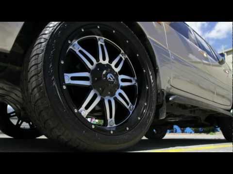 Lexus LX470 custom rims 22 inch Fuel Hostage custom wheels