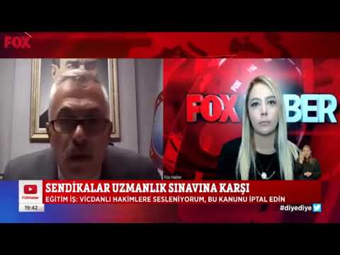 Genel Sekreterimiz Cengiz Sarıyer, Öğretmenlik Meslek Kanunu ile ilgili Fox Tv Ana Haber`e değerlendirmelerde bulundu.  | EĞİTİM İŞ