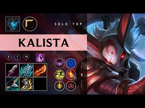 Kalista Top vs Malphite - EUW Master Patch 26.02