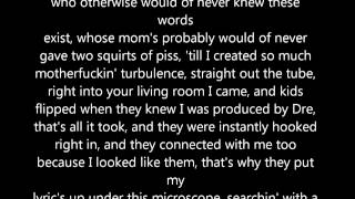 Eminem - White america [+ Curtains Up Skit] (with lyrics)