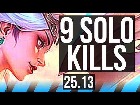 KAYLE vs AHRI (MID) | 9 solo kills, 13/1/1, 67% winrate, Legendary | EUW Master | 25.13