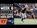 Bengals vs. Patriots | NFL Week 6 Game Highlights