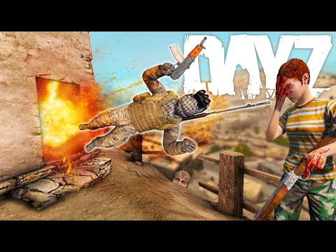 LANDMINE TRAPPING an ENEMY BASE on TAKISTAN DESERT MAP! (DayZ)