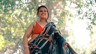 Saree Sundari  NaarI Feat Aditi  Blue Print Saree 