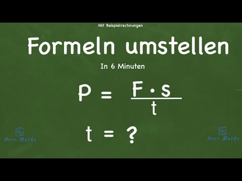 Rearrange formulas - easy