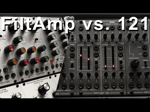 Behringer FiltAmp vs. 121 ~ same but different
