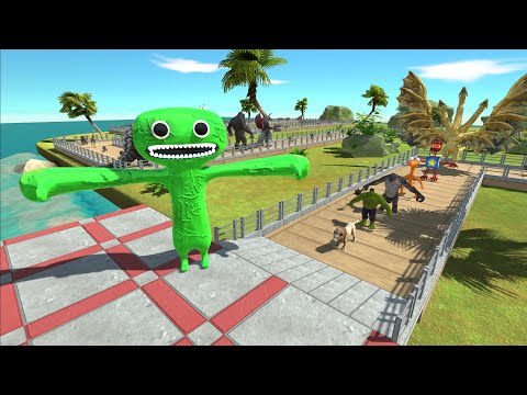 NEW UNIT ! Jumbo Josh VS GHIDORAH DEATH RUN - Animal Revolt Battle Simulator