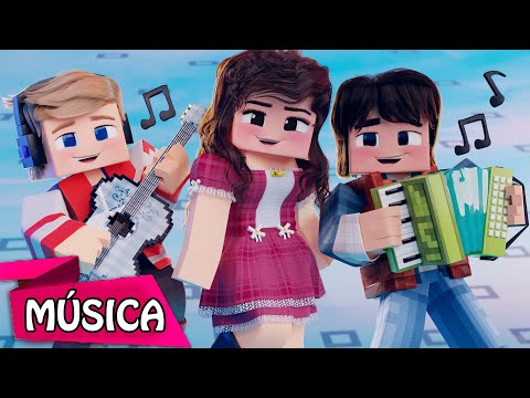 🎶MÚSICA MUNDO QUADRADINHO MINECRAFT (Paródia Fundo da Grota)