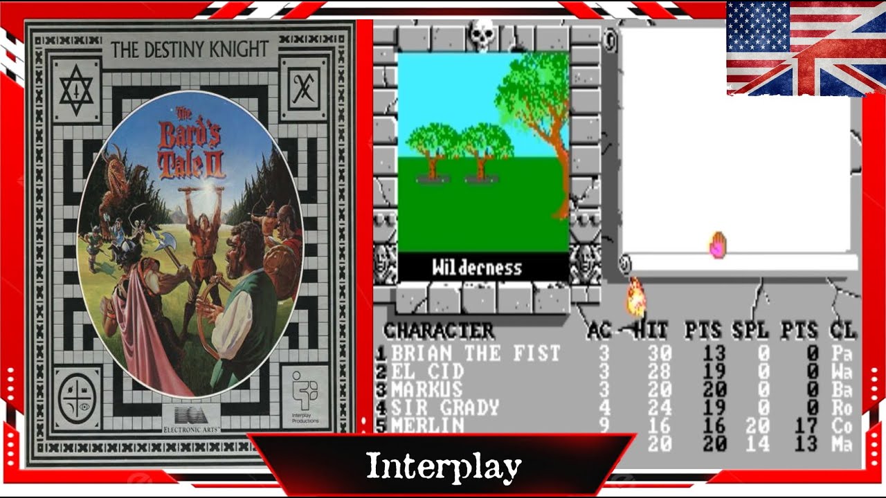 The Bard's Tale 2 - The Destiny Knight (1986) PC 1st-person Fantasy RPG