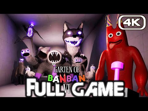 GARTEN OF BANBAN 6 Gameplay Walkthrough FULL GAME (4K 60FPS) No Commentary