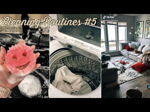 Home Cleaning Routines ASMR Satisfying TikTok Compilation #5