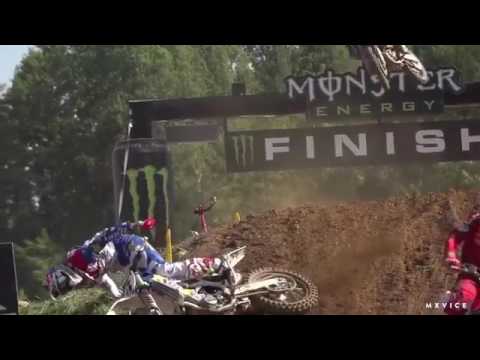 Jason Anderson Big crash mxon