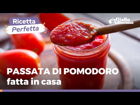 PASSATA di POMODORO – La conserva che sa di casa ❤️🍅  FACILISSIMA!